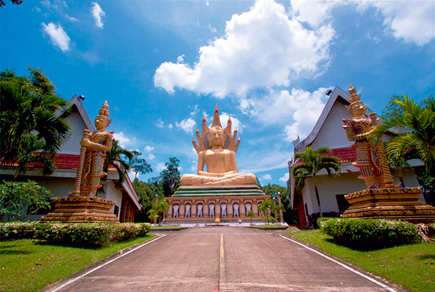 Национальный парк Кхао Сок. Храм Bang Riang